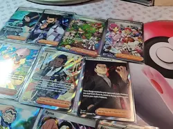 Lot of 12 Full Art Trainer Pokemon Cards NM Lacey Clive Cassiopeia Giovanni's - Image 4