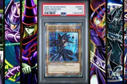 YuGiOh! PSA 9 Dark Magician Quarter Century Rare - Image 1
