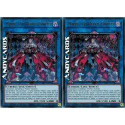 MALISS <Q> HEARTS CRYPTER 2x • (Di Cuori) • Ultra R • 25LP EN016 • Lim • Yugioh! - Image 1