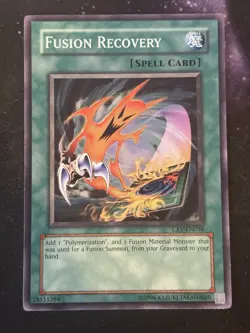 Fusion Recovery - CRV-EN038 - Common Unlimited Yugioh - LP - Image 1