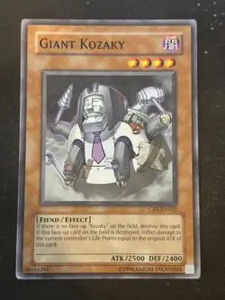 Yugioh! Giant Kozaky CRV-EN022 Common Unlimited LP - Image 1