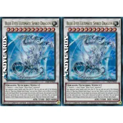 BLUE-EYES ULTIMATE SPIRIT DRAGON 2x • Ultra R • 25LP EN020 • Lim • Yugioh! - Image 1