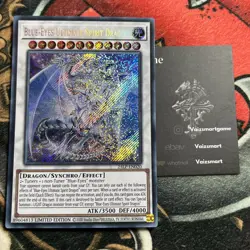 YuGiOh Blue-Eyes Ultimate Spirit Dragon 25LP Secret Rare WC 2025 Limited Pack - Image 1