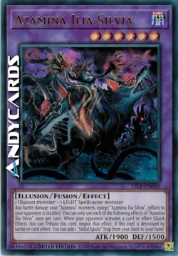 AZAMINA ILIA SILVIA • Ultra R • 25LP EN010 • Lim • Yugioh! • ANDYCARDS - Image 1