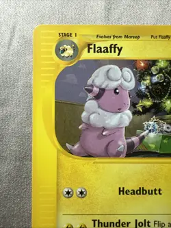 2002 Flaaffy Christmas Tree Pokemon Expedition  77/165 Card LP - Image 6