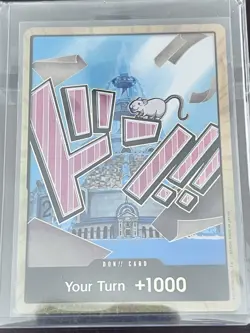 One Piece Gold Don Iceberg Card  English Version - Image 1