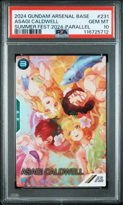 Asagi Codwell Parallel Summer Festival 2024 PSA10 Trading Card Arsenal Base - Image 2
