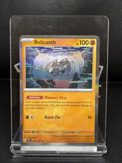 Relicanth 84/162 Temporal Forces Holo PokÃ©mon Card - Image 1