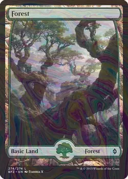 Foil Forest - Battle for Zendikar | MTG Card - Image 1