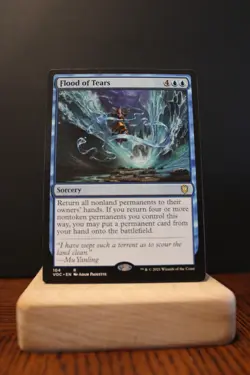 Flood of Tears Rare - NM - Crimson Vow MTG Magic The Gathering Cards | ManaFam | - Image 1