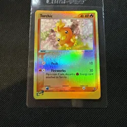 Torchic Reverse Holo Foil Promo 008 Black Star Promo Pokemon Card TCG 2003  - Image 1