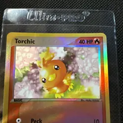Torchic Reverse Holo Foil Promo 008 Black Star Promo Pokemon Card TCG 2003  - Image 2