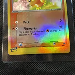 Torchic Reverse Holo Foil Promo 008 Black Star Promo Pokemon Card TCG 2003  - Image 5