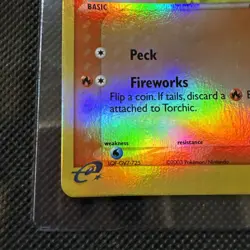 Torchic Reverse Holo Foil Promo 008 Black Star Promo Pokemon Card TCG 2003  - Image 7