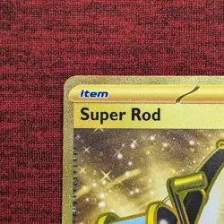 Pokemon Card Super Rod 276/193 Paldea Evolved Full Art Gold Hyper Rare NM-MINT - Image 3
