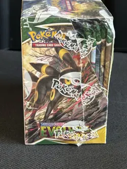 Pokemon TCG Sword & Shield EVOLVING SKIES Booster Box Factory Sealed 36 Packs - Image 6