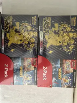 Pokemon Surging Sparks Elite Trainer Box/Booster Bundle Costco 2-Pack - Lot of 2 - Image 1