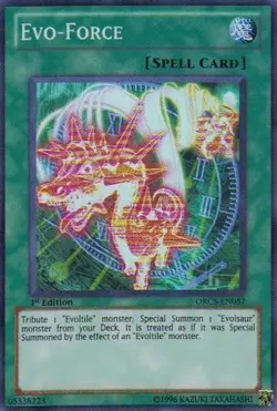 Yugioh! LP Evo-Force - ORCS-EN057 - Super Rare - Unlimited Edition Lightly Playe - Image 1