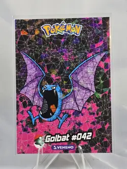 Golbat #42 - Cracked Ice Holo - Crystal Collection 2024 - Pokemon Card - Image 1