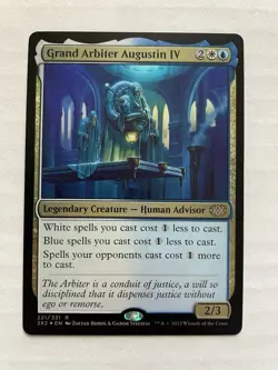 MTG  Grand Arbiter Augustin IV FOIL  221/331  2X2 - Image 1