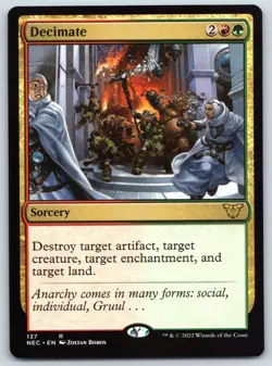 Decimate - Commander: Kamigawa: Neon Dynasty - MTG - Near Mint - Image 1