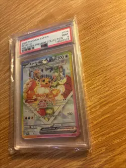 POKEMON PRISMATIC EVOLUTIONS SPC EXCLUSIVE BLACK STAR PROMO EEVEE EX 174 PSA 9  - Image 2