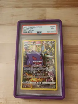 2022 POKEMON SWORD & SHIELD LOST ORIGIN #TG06 FULL ART/GENGAR PSA 9 - Image 1