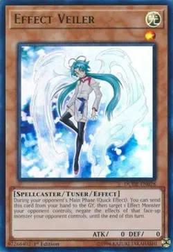 Yugioh! LP Effect Veiler - DUDE-EN028 - Ultra Rare - 1st Edition Lightly Played, - Image 1