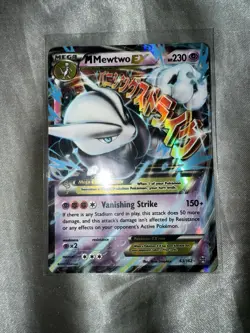 Pokemon XY Breakthrough Mega Mewtwo EX Ultra Rare Holo Card 63/162 - Image 1