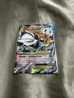 Pokemon XY Breakthrough Mega Mewtwo EX Ultra Rare Holo Card 63/162 - Image 2