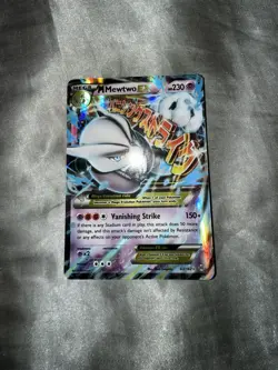 Pokemon XY Breakthrough Mega Mewtwo EX Ultra Rare Holo Card 63/162 - Image 6