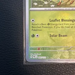 Pokemon Prismatic Evolutions Leafeon Master Ball Reverse Holo 005/131 - Image 5