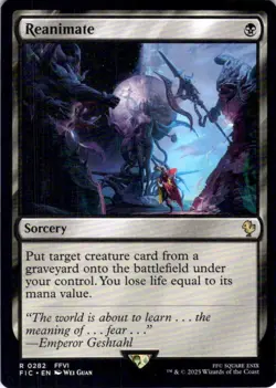 MTG Reanimate (282) | NM | Commander: Final Fantasy (FIC) - Image 1