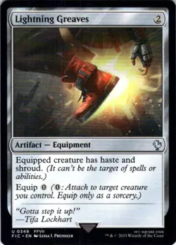 MTG Lightning Greaves (349) | NM | Commander: Final Fantasy (FIC) - Image 1
