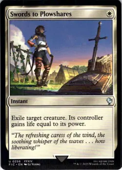 MTG Swords to Plowshares (256) | NM | Commander: Final Fantasy (FIC) - Image 1