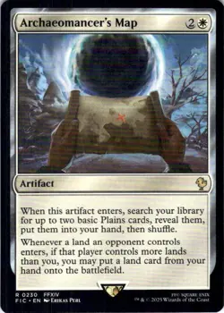 MTG Archaeomancer's Map (230) | NM | Commander: Final Fantasy (FIC) - Image 1