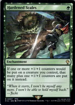 MTG Hardened Scales (307) | NM | Commander: Final Fantasy (FIC) - Image 1