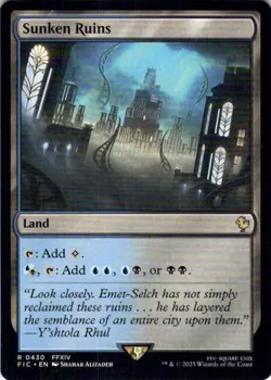MTG Sunken Ruins (430) | NM | Commander: Final Fantasy (FIC) - Image 1