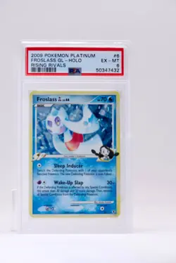 2009 Pokemon Platinum Froslass GL Holo Rising Rivals 6 PSA 6 - Image 1