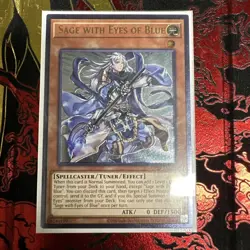 YuGiOh - Sage With Eyes Of Blue - OP27-EN001 - Ultimate Rare - Near Mint - Image 1