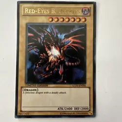 Yugioh Red Eyes B Dragon - LC01-EN006 Limited Edition Ultra Rare VLP (VST) - Image 1