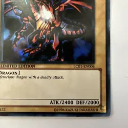 Yugioh Red Eyes B Dragon - LC01-EN006 Limited Edition Ultra Rare VLP (VST) - Image 4