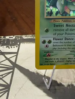 PokÃ©mon TCG Bellossom Neo Genesis Holo Unlimited Rare Card 3/111 - Image 5