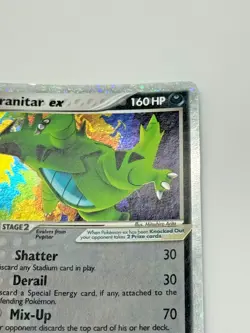 ðŸŸ¢PokÃ©mon Tyranitar EX Holo TCG Card 2005 Unseen Forces 111/115 LP *SEE PICS*ðŸŸ¢ - Image 3