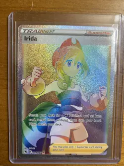 Irida 204/189 PokÃ©mon TCG Astral Radiance Holo Card Rainbow Rare - Image 1