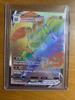 Machamp VMAX 194/189 Astral Radiance Rainbow Secret Rare Holo Pokemon Card - Image 1