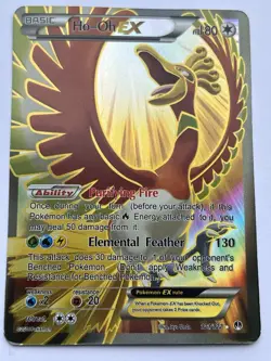 Ho-Oh EX - 121/122 - Pokemon Breakpoint XY Full Art Ultra Rare Card NM - Image 1
