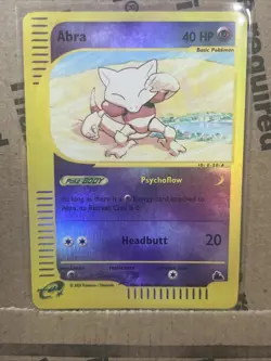 Pokemon TCG English Card eReader Skyridge Abra Reverse Holo 46/144 NM - Image 1