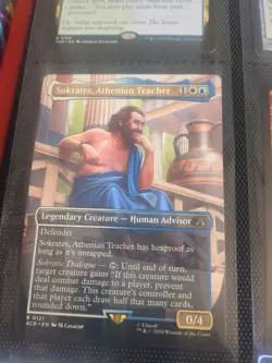 MTG TCG Assassins Creed Sokrates, Athenian Teacher Borderless Regular Rare - Image 1