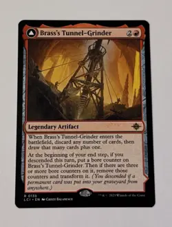 MTG Brass's Tunnel-Grinder - The Lost Caverns of Ixalan NM - Image 1